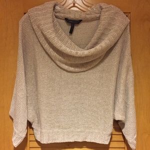 BCBG Beige/Light Brown Knit Sweater, Small